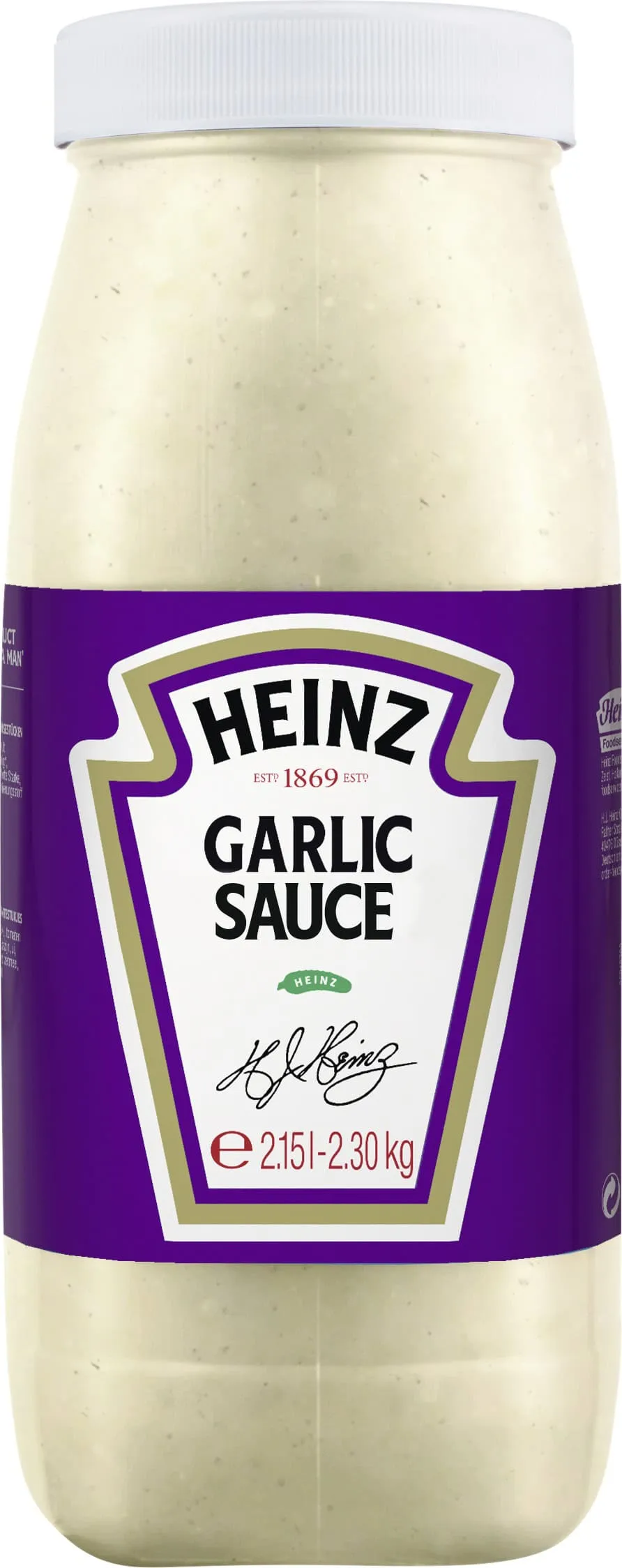 Heinz Knoblauch-Sauce 2,15 L